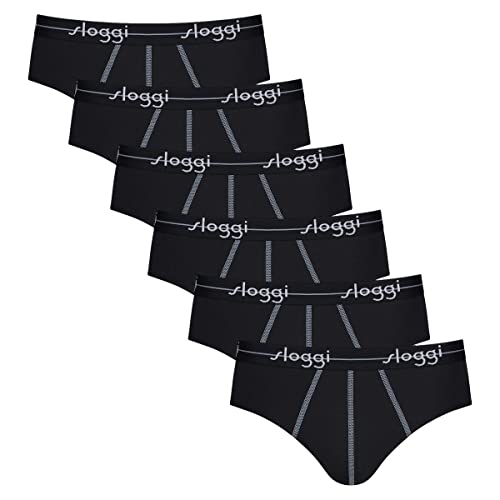 Sloggi Men - Start - Midi-Slip - 6er-Pack (7 Schwarz) von Sloggi