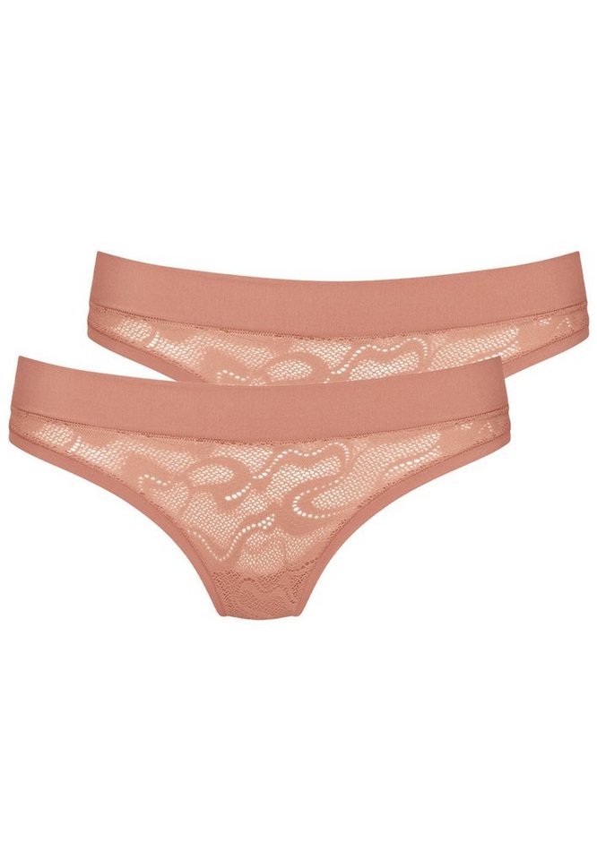 sloggi Minislip 2er Pack Go Allround Lace (Spar-Set, 2-St) Mini Slip - Optimale Bewegungsfreiheit von sloggi