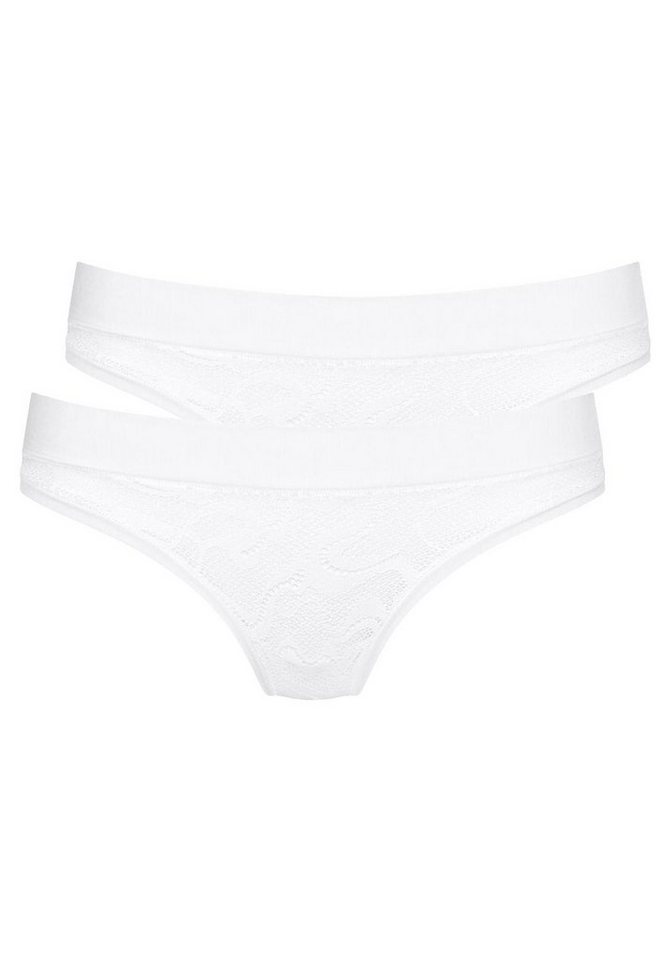 sloggi Minislip 2er Pack Go Allround Lace (Spar-Set, 2-St) Mini Slip - Optimale Bewegungsfreiheit von sloggi