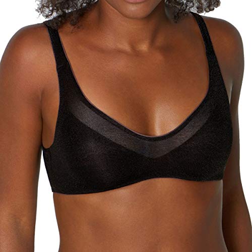 sloggi Damen OXYGENE Infinite Soft Bra Bügelloser BH, Black, S von Sloggi