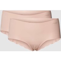 Sloggi Pantie mit Label-Detail Modell 'ZERO MICROFIBRE' in Beige, Größe L von Sloggi