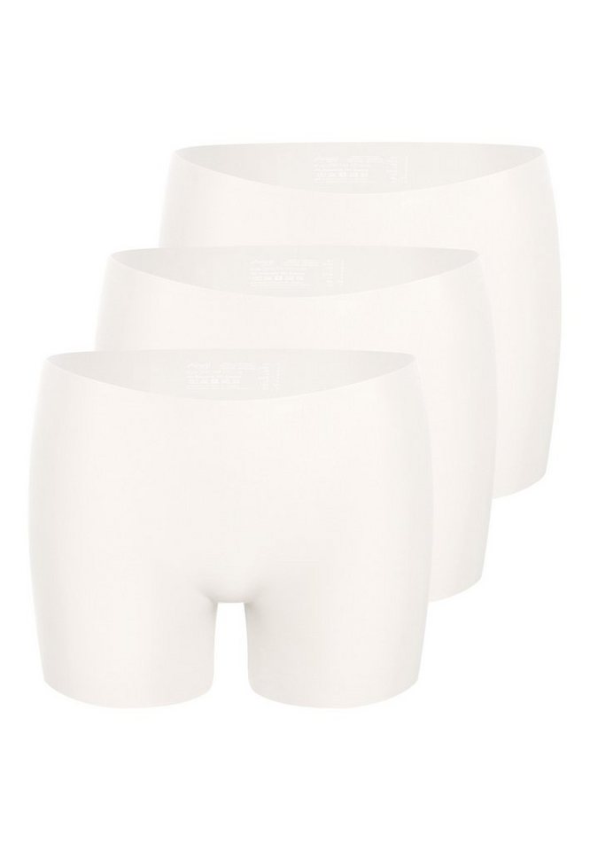 sloggi Panty 3er Pack Zero Feel 2.0 Cyclist (Spar-Set, 3-St) Panty - Nahtlos - Zeichnet sich unter Kleidung nicht ab von sloggi