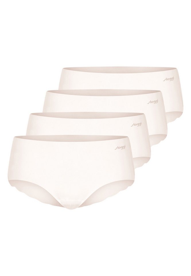 sloggi Panty 4er Pack ZERO Microfibre 2.0 (Spar-Set, 4-St) Short Slip - Nahtlos - Kein Abzeichnen unter Kleidung von sloggi