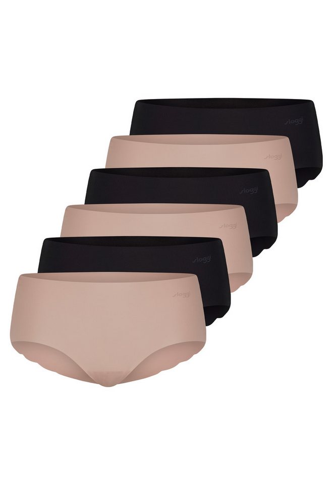 sloggi Panty 6er Pack ZERO Microfibre 2.0 (Spar-Set, 6-St) Short Slip - Nahtlos - Kein Abzeichnen unter Kleidung von sloggi