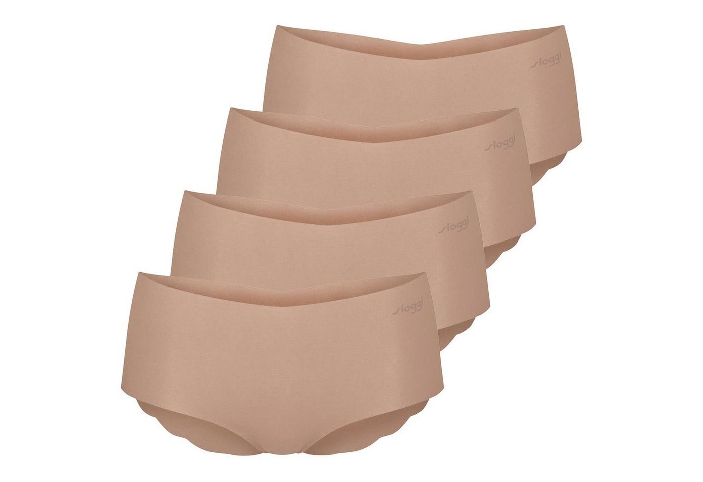 sloggi Panty zero Modal (4-St) saumlos, keine Abdrücke, Wellenkante, im 4er Pack von sloggi