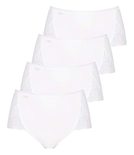 Sloggi Pure Sense Luxe Maxi 4er Pack White 42 von Sloggi