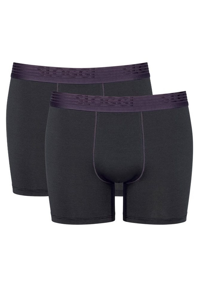 sloggi Retro Boxer 2er Pack Ever Cool (Spar-Set, 2-St) Long Short / Pant - Baumwolle - Ohne Eingriff - Pants mit Kühl-Effekt von sloggi