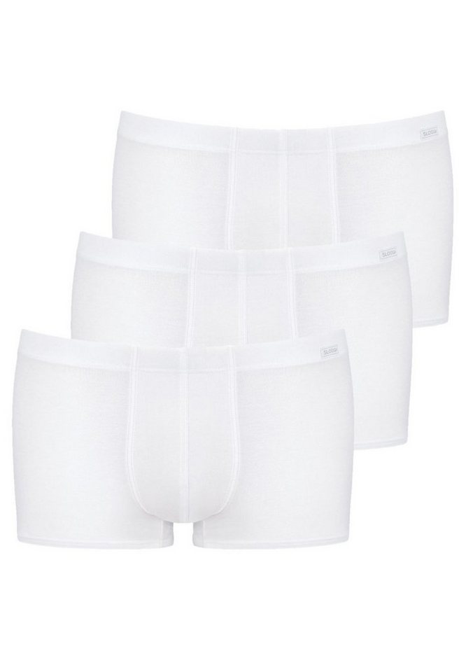 sloggi Retro Boxer 3er Pack Basic Soft (Spar-Set, 3-St) Hipster / Pant - Ohne Eingriff - Wärmend - Mit flachen Nähten von sloggi