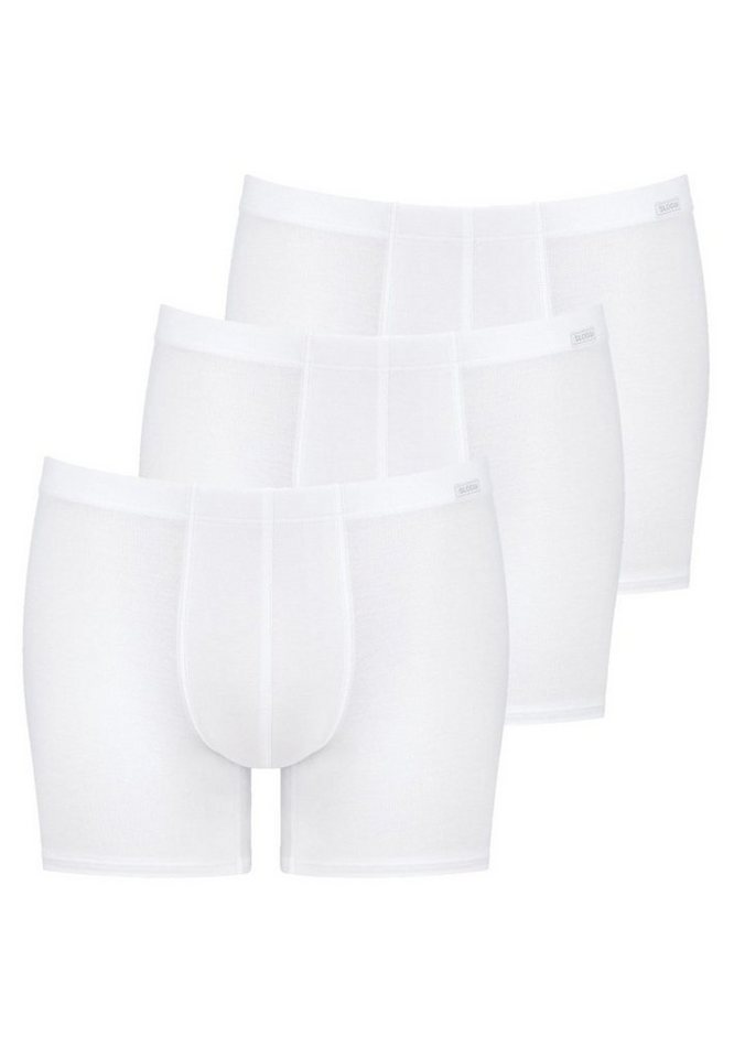 sloggi Retro Boxer 3er Pack Basic Soft (Spar-Set, 3-St) Long Short / Pant - Ohne Eingriff - Wärmend - Mit flachen Nähten von sloggi