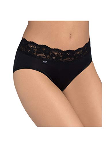 Sloggi Romance Midi 3er Pack Black 48 von Sloggi