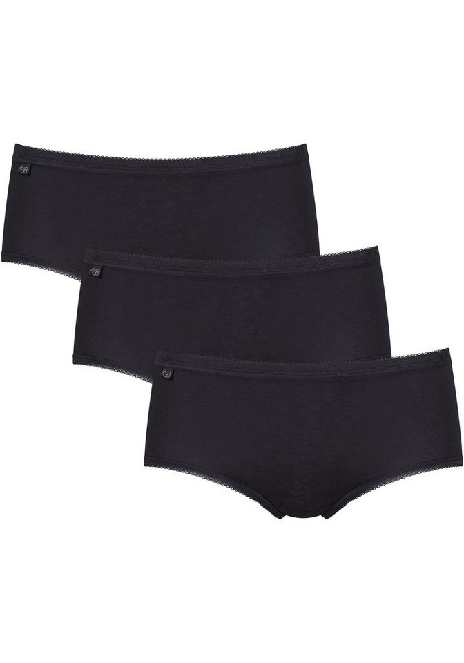 sloggi Slip Basic+ Midi 3P (3er Pack) perfekter Sitz von sloggi