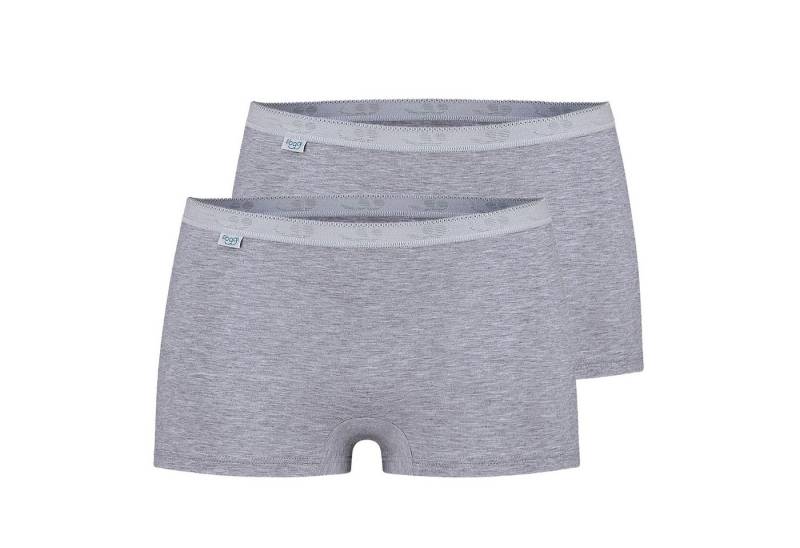 sloggi Slip Basic+ Short (2-St) Elastikbund, Jersey, im 2er Pack von sloggi