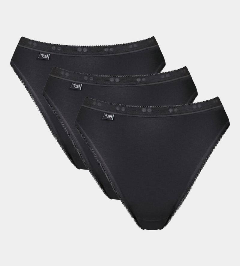 sloggi Tai-Slip Basic+ Tai 3P (3er Pack) mit kleinen Zierborten von sloggi