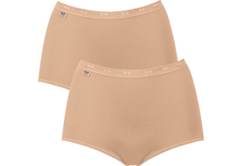 sloggi Slip Damen-Taillenslip Basic+ Maxi" 2er-Pack Single-Jersey Uni" von sloggi