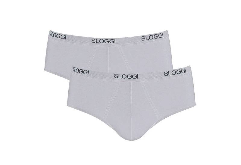 sloggi Slip Herren Slip 2er Pack Baumwollmischung Basic Midi (Packung, 2er Pack) von sloggi
