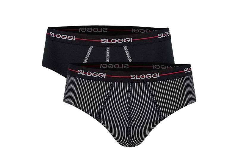 sloggi Slip Herren Slip 2er Pack Baumwollmischung (Packung, 2er Pack) von sloggi