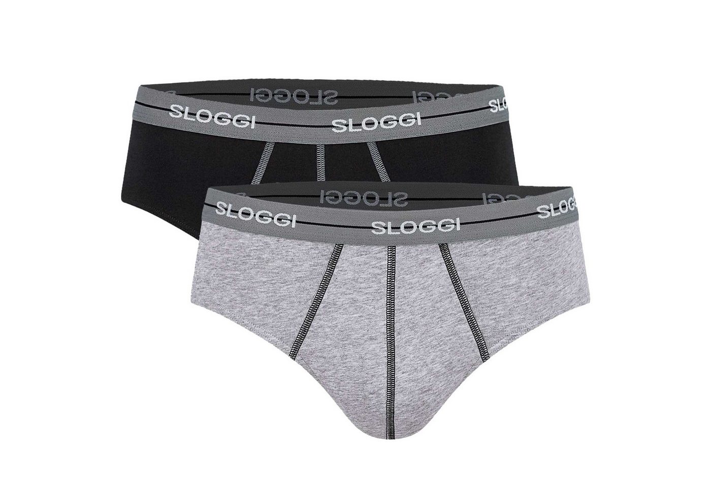 sloggi Slip Herren Slip 2er Pack Baumwollmischung (Packung, 2er Pack) sloggi Slip Herren Slip 2er Pack Baumwollmischung (Packung, 2er Pack) von sloggi