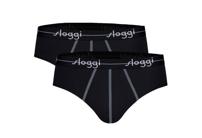 sloggi Slip Herren Slip 2er Pack Baumwollmischung (Packung, 2er Pack) von sloggi