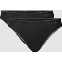 Sloggi Slip mit Label-Detail im 2er-Pack in Black, Größe L Sloggi Slip mit Label-Detail im 2er-Pack in Black, Größe L von Sloggi