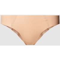 Sloggi Slip mit Label-Print Modell 'ZERO FEEL 2.0' in Beige, Größe L von Sloggi