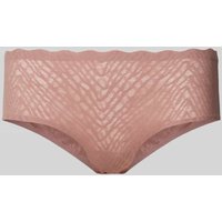 Sloggi Slip mit Label-Print in Hellbraun, Größe XL von Sloggi