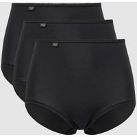 Sloggi Slip mit Stretch-Anteil im 3er-Pack Modell 'Maxi' in Black, Größe 40 von Sloggi