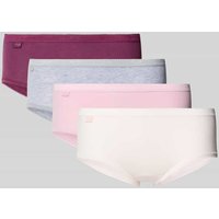 Sloggi Slip mit elastischem Bund Modell 'BASIC' im 4er-Pack in Lila, Größe 46 von Sloggi