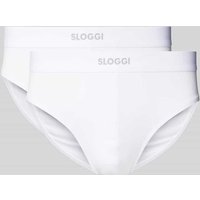 Sloggi Slip mit elastischem Label-Bund Modell 'EVER' in Weiss, Größe XXL von Sloggi