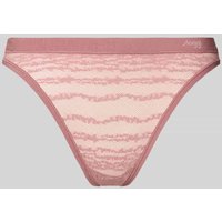 Sloggi String in Mesh-Optik Modell 'Lenzing’s Tencel™' in Mauve, Größe XS-M von Sloggi