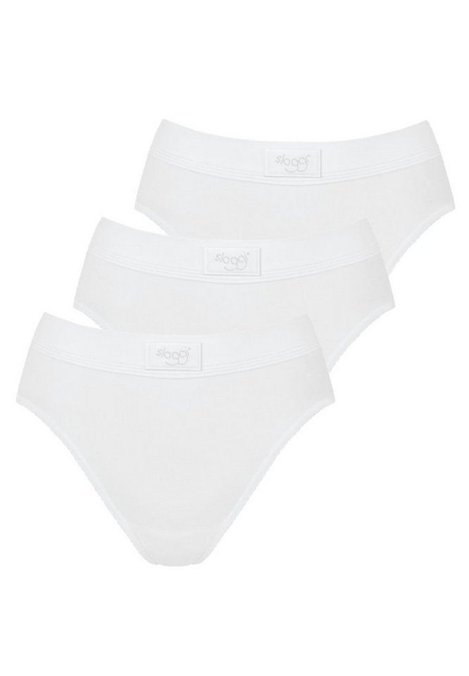 sloggi Tai-Slip 3er Pack Double Comfort (Spar-Set, 3-St) Tai Slip - Baumwolle - Wärmend - Perfekter Sitz, Mit feinen Details von sloggi