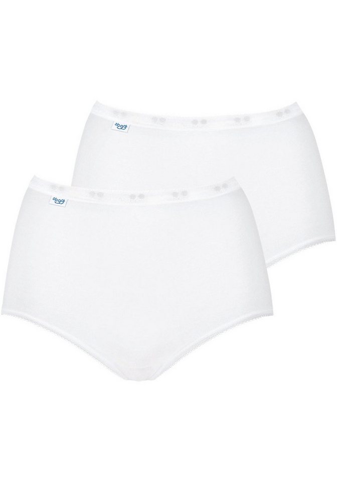 sloggi Maxislip Basic+ (2er Pack) perfekter Sitz, Baumwollmix, elastisch, weiche Nähte von sloggi