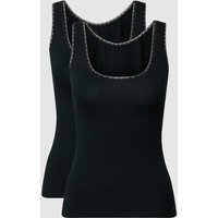 Sloggi Top mit Rundhalsausschnitt im 2er-Pack in Black, Größe XS von Sloggi