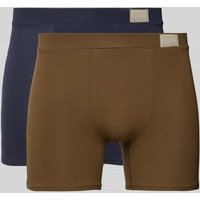 Sloggi Trunks mit Teilungsnähten im 2er-Pack in Khaki, Größe S von Sloggi