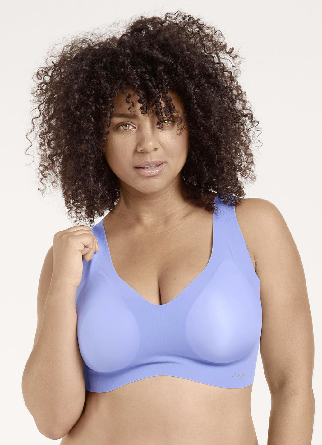 Sloggi ZERO Feel Bustier mit Push-up-Effekt, Azurblau, Größe L von Sloggi