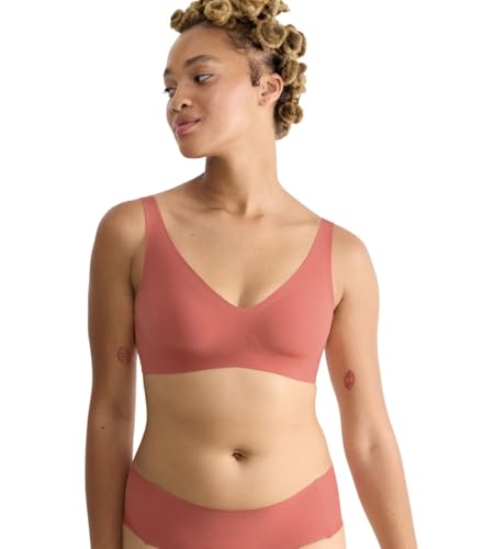 Sloggi Damen Zero Feel 2.0 Soft Bra, Candid Orange, XL Große Größen EU von Sloggi