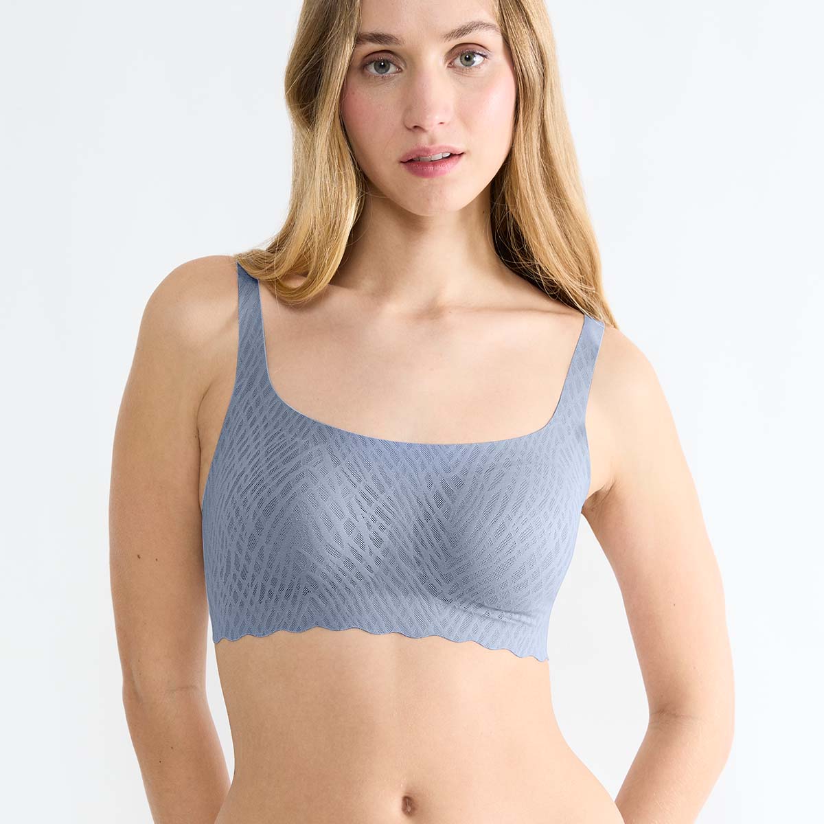 Sloggi Zero Feel Bliss BH Oberteil, Blau, Größe: XXL, Damen von Sloggi