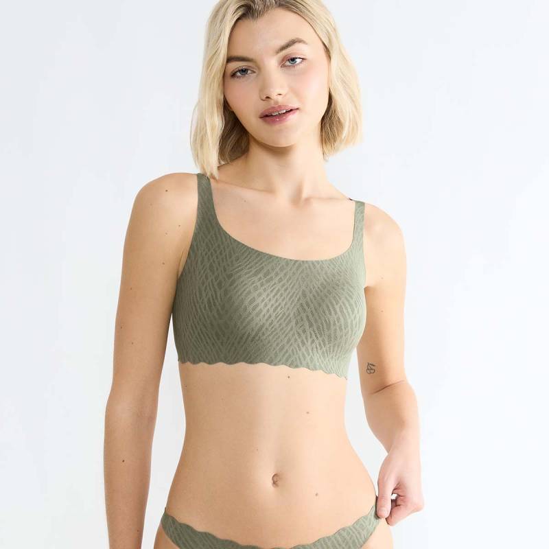 Sloggi Zero Feel Bliss BH Oberteil, Grün, Größe: XS, Damen von Sloggi