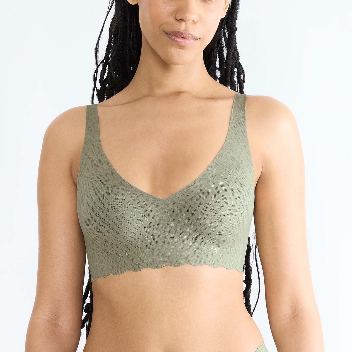 Sloggi Zero Feel Bliss Bralette BH, Grün, Größe: M, Damen von Sloggi