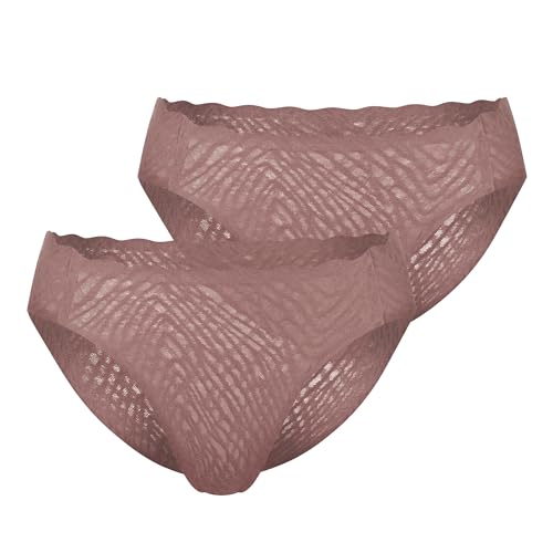 Sloggi Zero Feel Bliss High Leg 2er Pack Cacao XL von Sloggi