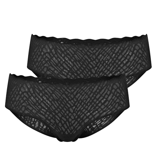 Sloggi Zero Feel Bliss Hipster 2er Pack Black XXL von Sloggi