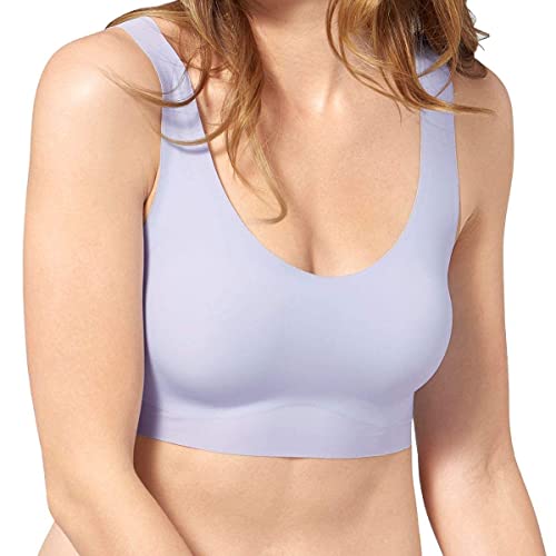 Sloggi Zero Feel Oberteil, Damen-Bustier Gr. XS, Silver Shadow von Sloggi