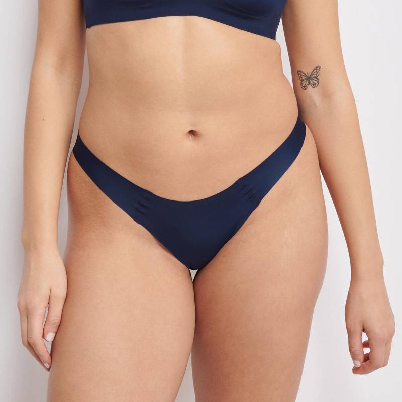 Sloggi Zero Feel 2.0 tanga Slip, Blau, Größe: L, Damen von Sloggi