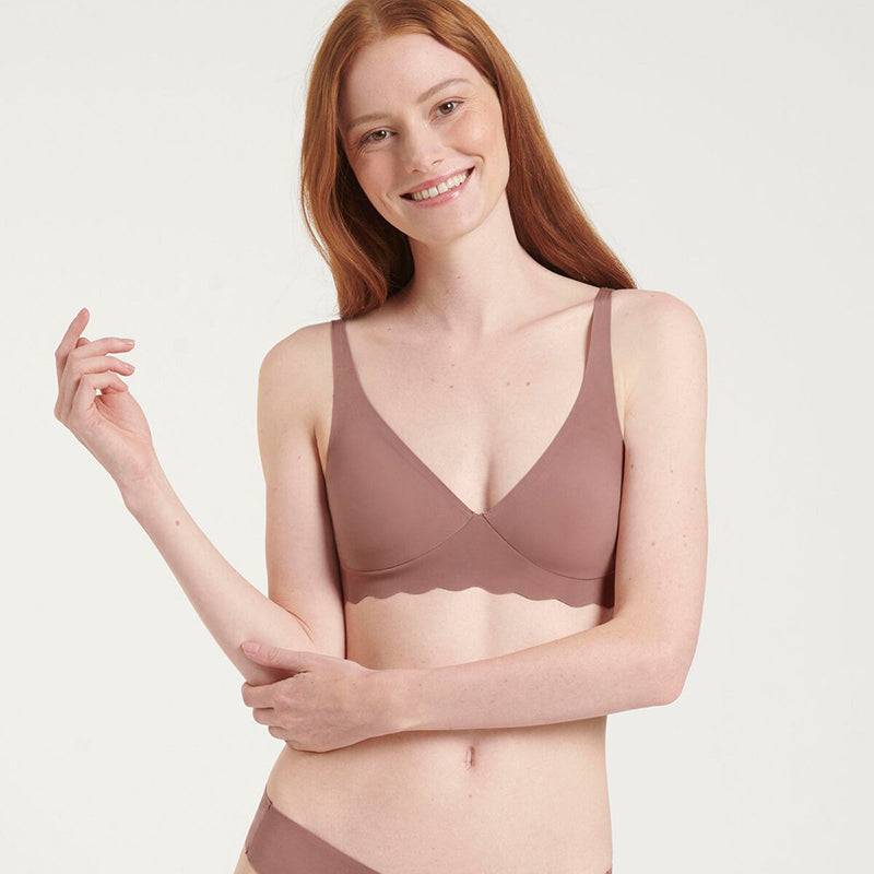 Sloggi Zero Microfibre 2.0 Soft BH ohne Bügel, Rosa, Größe: XS, Damen von Sloggi