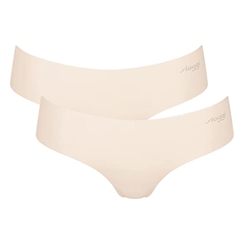 sloggi Damen Zero Microfibre 2.0 Hipster 2p Underwear, Angora, M EU von Sloggi
