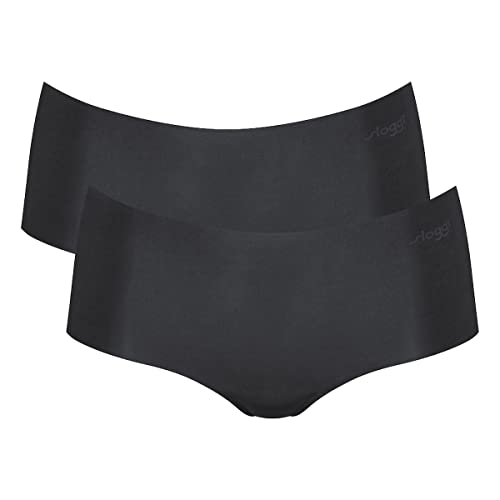 sloggi Damen 24/7 Cotton Tai C3p Underwear, 2 X Schwarz, M EU von Sloggi