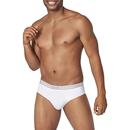 sloggi men Herren GO ABC Midi 6P Slip, White, L von Sloggi