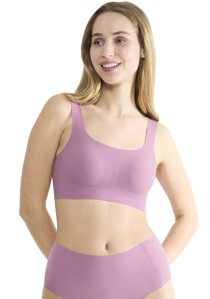 sloggi Bustier "Zero Feel 2.0" nahtlos und unsichtbar, herausnehmbare Pads, dehnbar, Microfaser von Sloggi