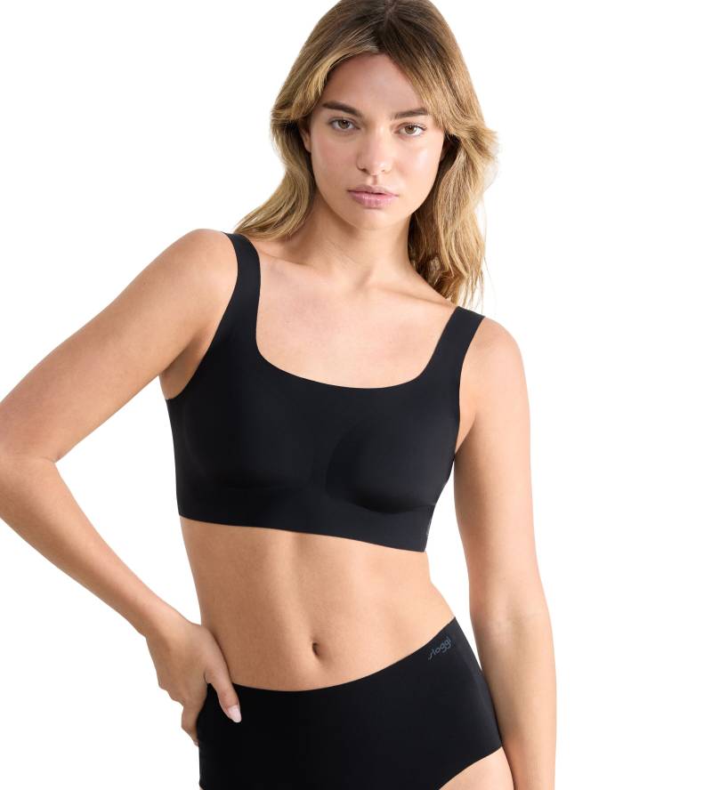 sloggi Bustier "Zero Feel 2.0" nahtlos und unsichtbar, herausnehmbare Pads, dehnbar, Microfaser von Sloggi