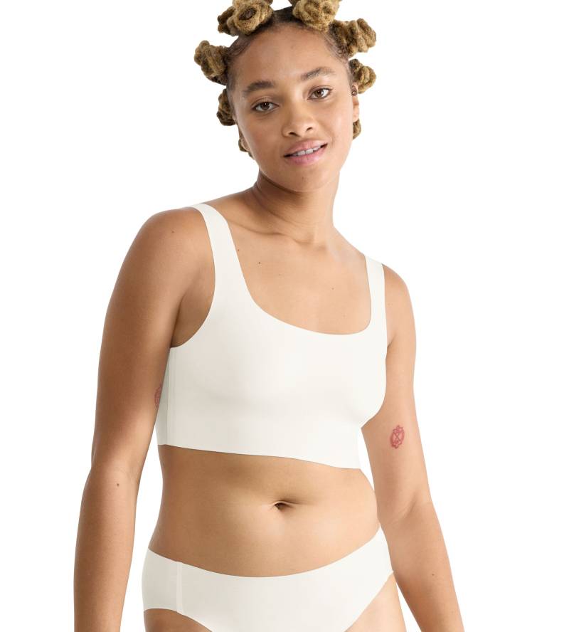 sloggi Bustier "Zero Feel 2.0" nahtlos und unsichtbar, herausnehmbare Pads, dehnbar, Microfaser von Sloggi