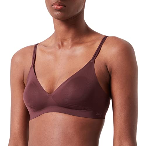 sloggi Damen BODY ADAPT Soft Bra Bügelloser BH, Ebony Brown, XS von Sloggi